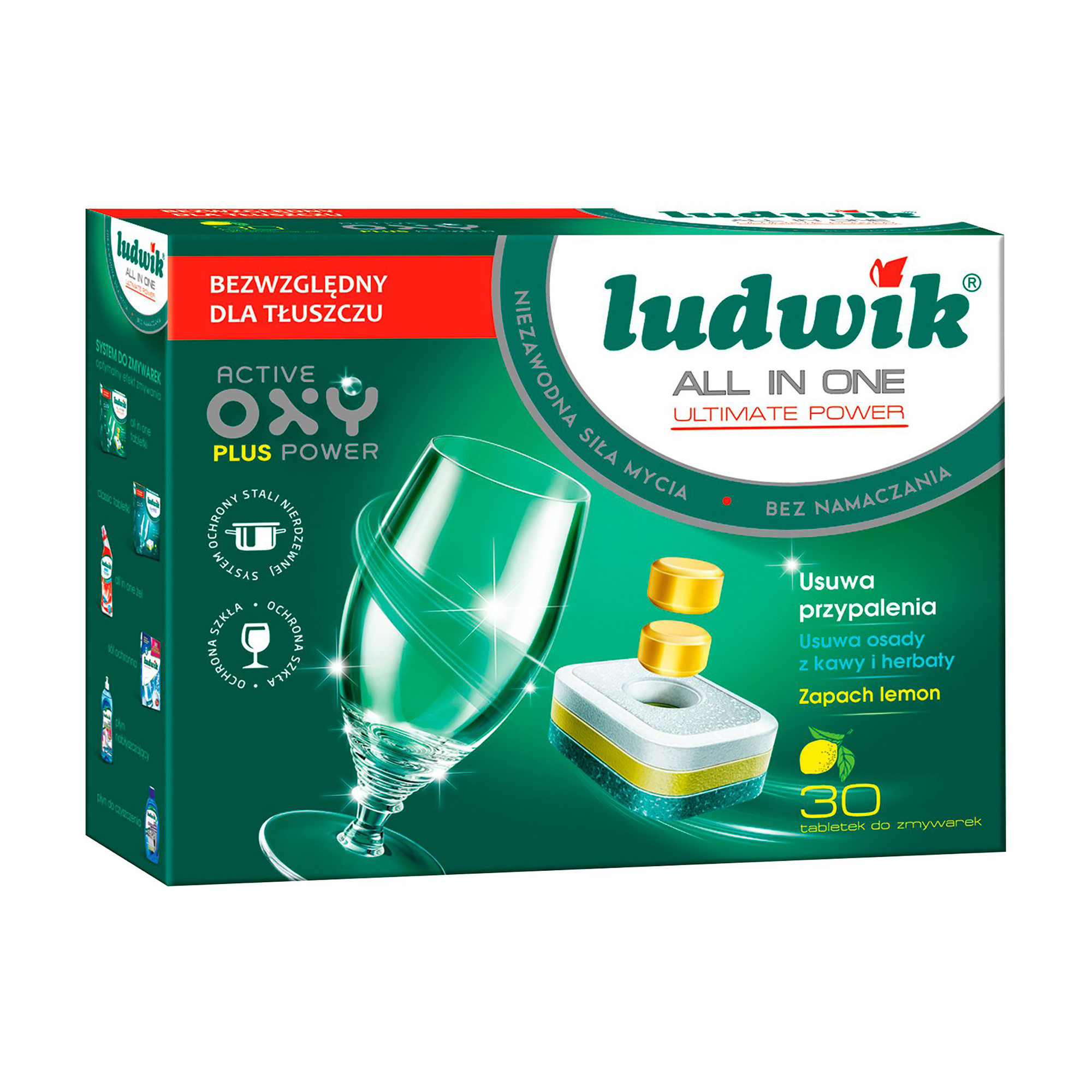 Таблетки для посудомийних машин Ludwik All in One, 30 шт